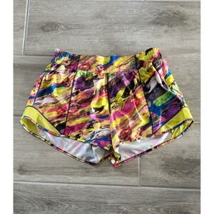 Lululemon Hotty‎ Hot Short II Long 4" Catalyst Multi Size 10